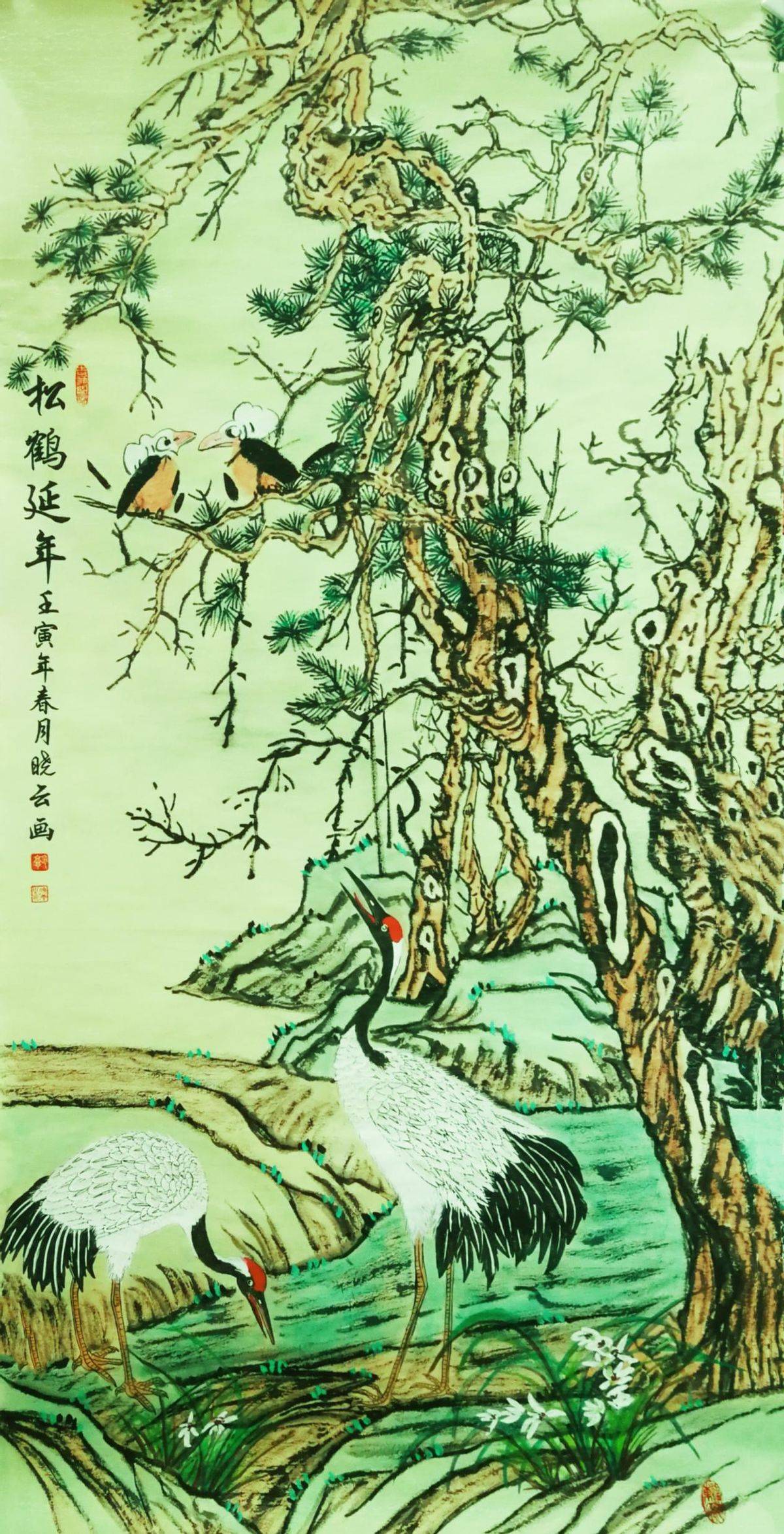 画家郭晓云作品在“翰墨传情—书画精英作品在线交易展览”中售罄