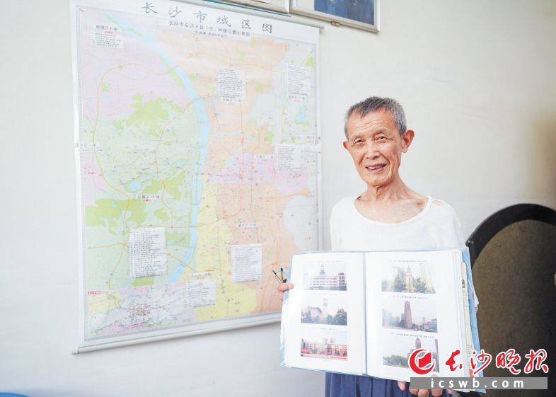 一见“钟”情！88岁的朱元亮12年来把长沙多处钟楼一一拍照