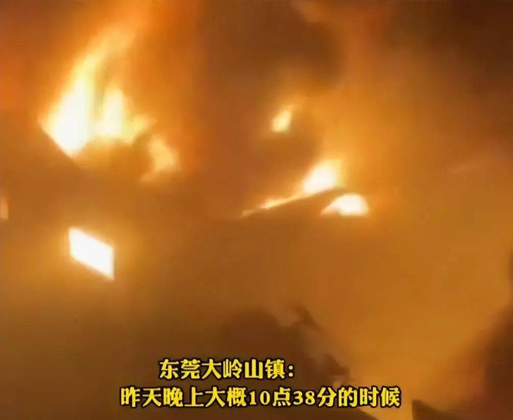 “给消防员面都煮了250碗，应该有几百人在救火”，东莞一铁皮厂房突发大火，当地回应：火已扑灭无人伤亡