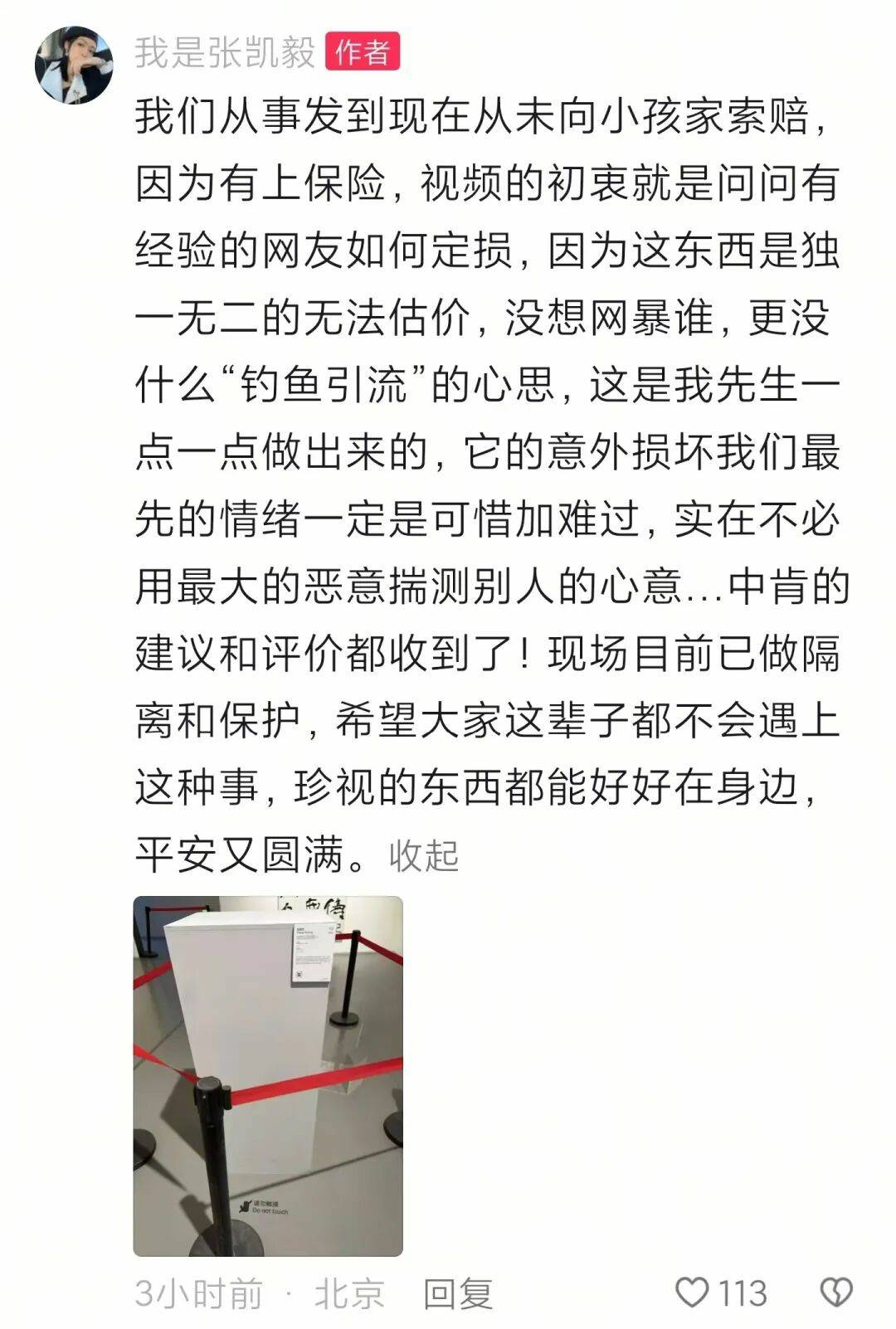 千万粉丝网红办展，4斤重黄金凤冠被男童损毁